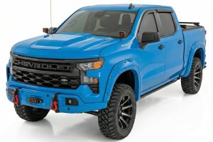Chevrolet Silverado 1500 Bumper - Front - Rough Country - FXS - Glacier Blue - '23-'26